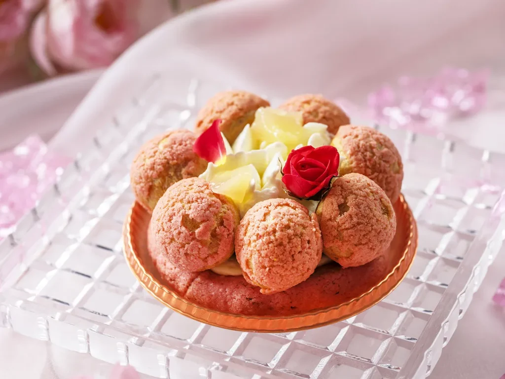 都ホテル尼崎　ピーチアフタヌーンティー　桃のスイーツ