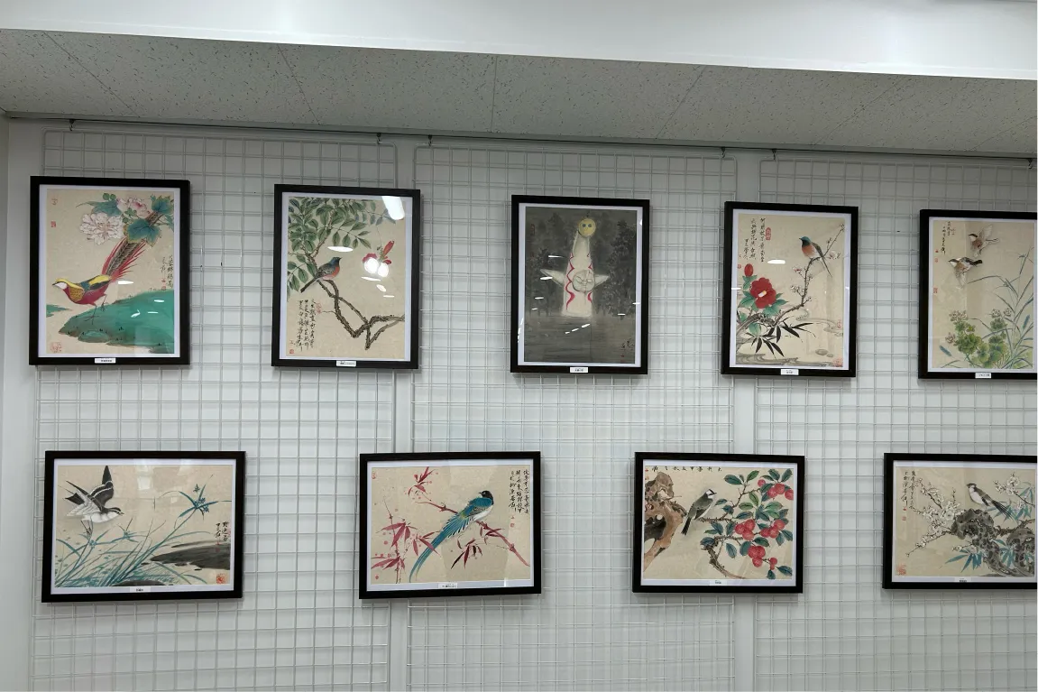 吹田市「千里ニュータウン情報館」にて、6月27日（金）まで千里ニュータウンの街並みを中国絵画で描く展示を開催