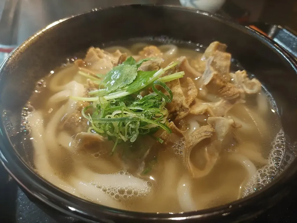 天に昇る　肉ぶっかけうどん