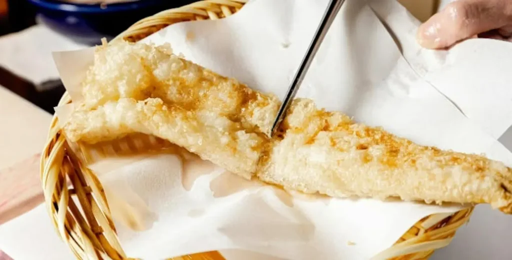 穴子印 江坂海鮮天ぷら おーうえすと 活穴子天ぷら