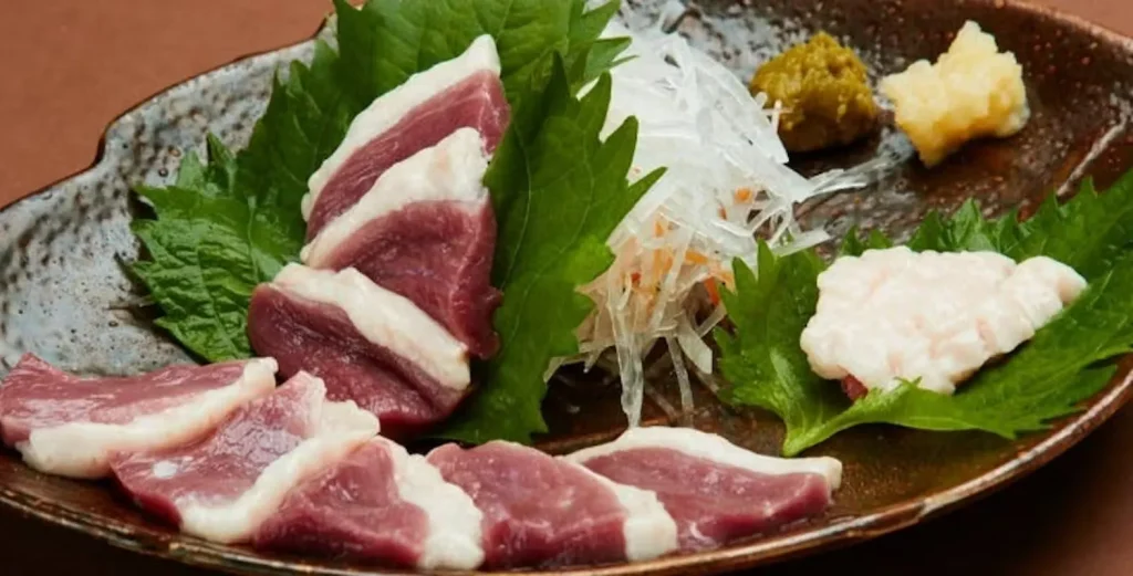 地鶏専門おちば屋 江坂本店 河内鴨のタタキ