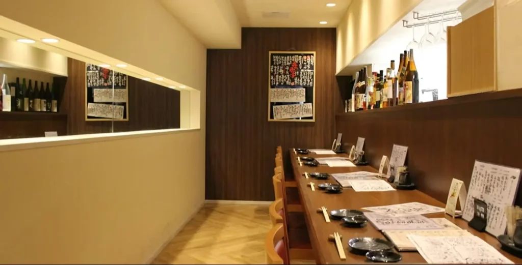 江坂鮨バル おーうえすと 内観