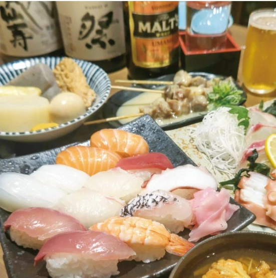 阪急三番街 おか長 寿司