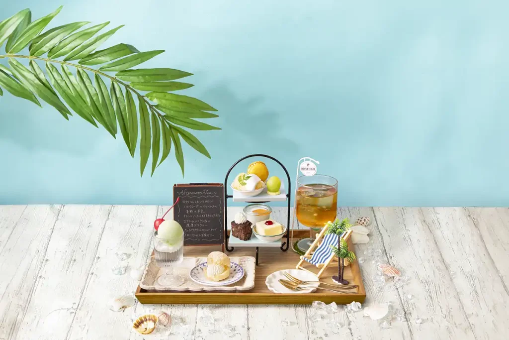 梅田リバーカフェ 阪急三番街 梅田リバーカフェ おひとり様専用アフタヌーンティ