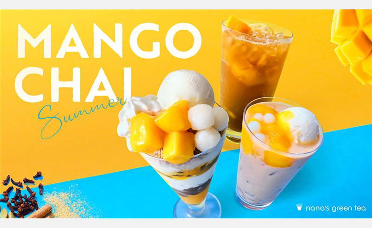 「nana’s green tea」で夏限定「マンゴー＆チャイ」が2025年7月8日〜新登場！