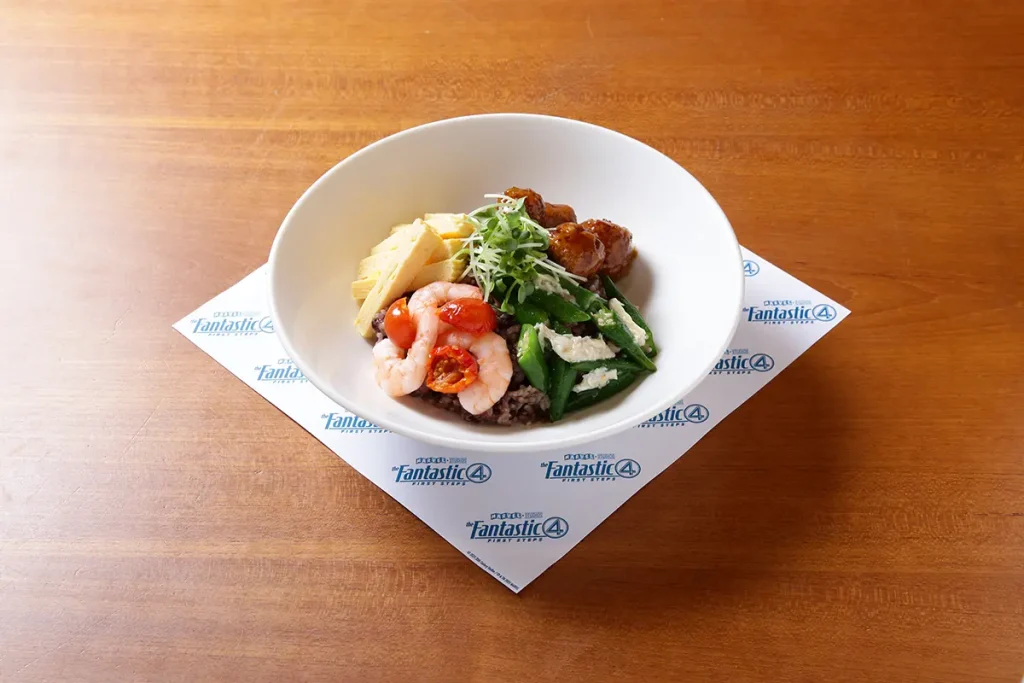 ファンタスティック4　公開記念インスパイアメニュー　和カフェ yusoshi chano-ma なんば