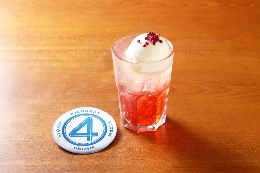 ファンタスティック4　公開記念インスパイアメニュー　和カフェ yusoshi chano-ma なんば