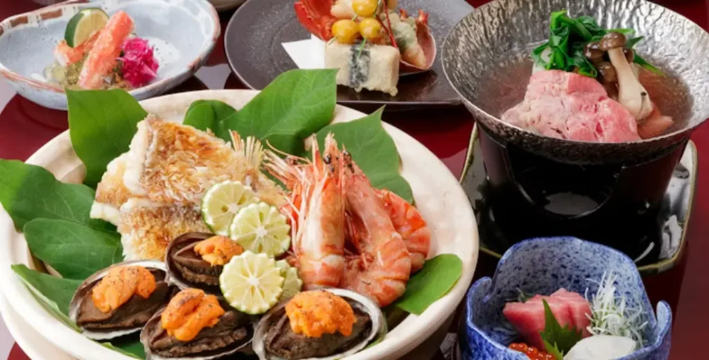 大和屋さんげんの贅を極めた和食の数々