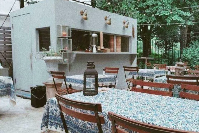 sik eateryのテラス席