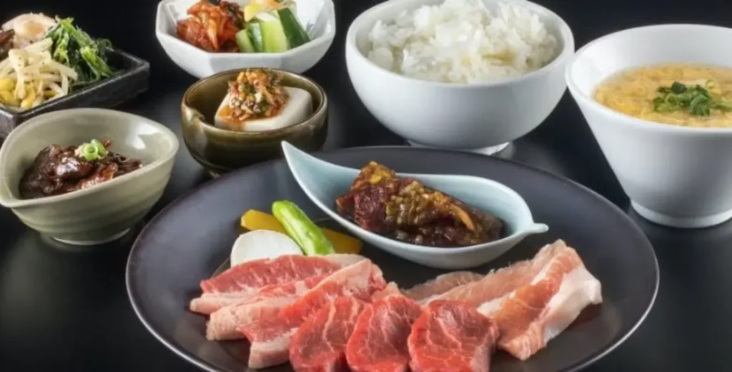 焼肉トラジのランチ