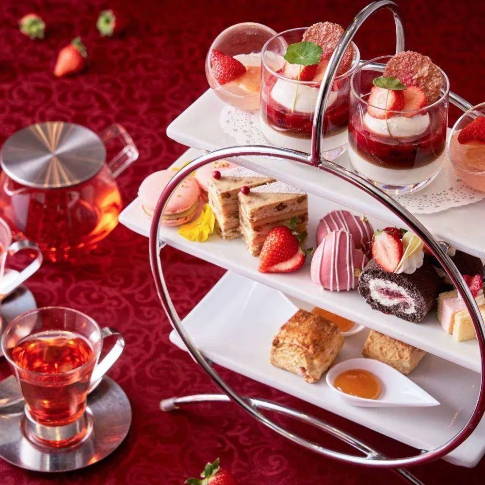 xexwestのいちごのアフタヌーンティー