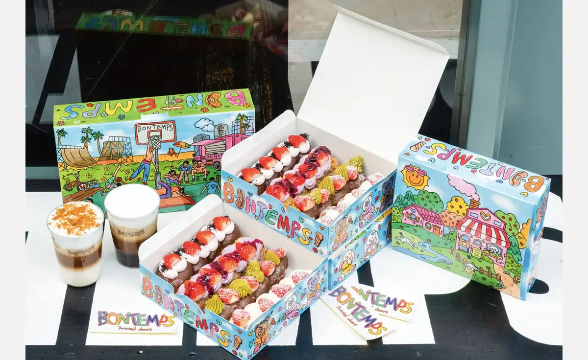 韓国式ドーナツ“クァベギ”が人気の韓国カフェ『BONTEMPS』、大阪・玉造に2025年9月12日オープン
