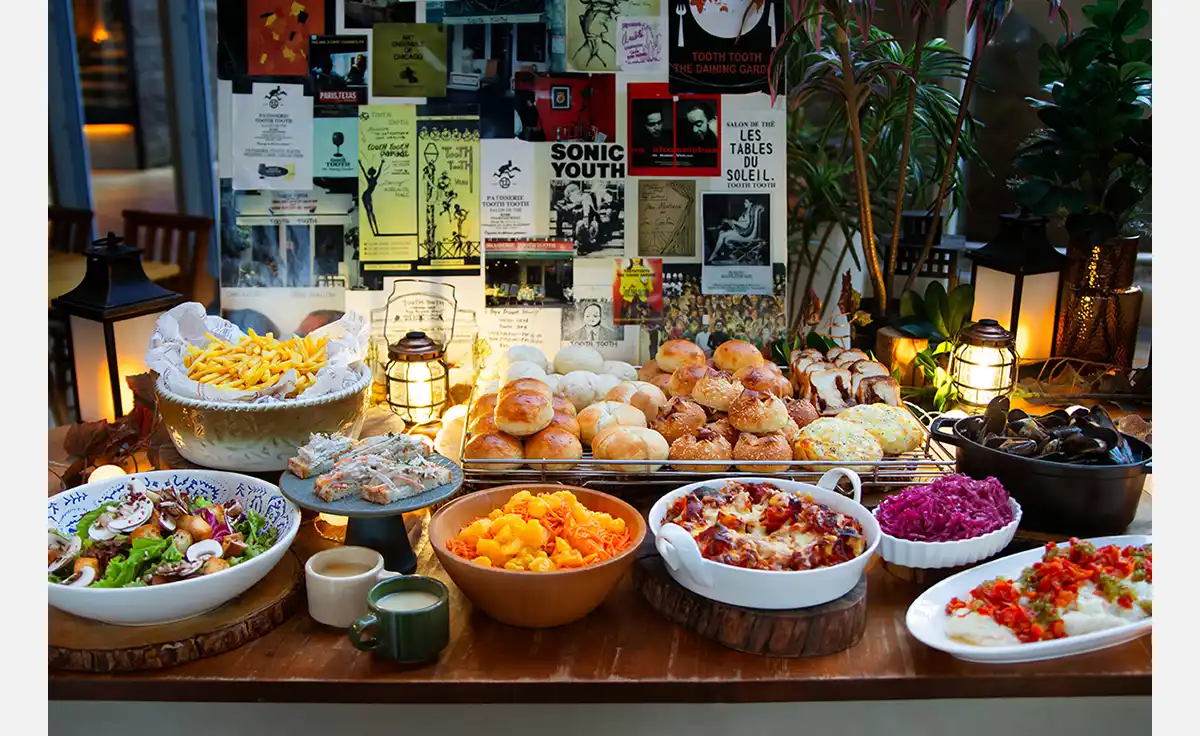 「みなとHANABI」が彩る神戸メリケンパークの夜。「TOOTH TOOTH FISH IN THE FOREST」で特別ディナービュッフェを開催