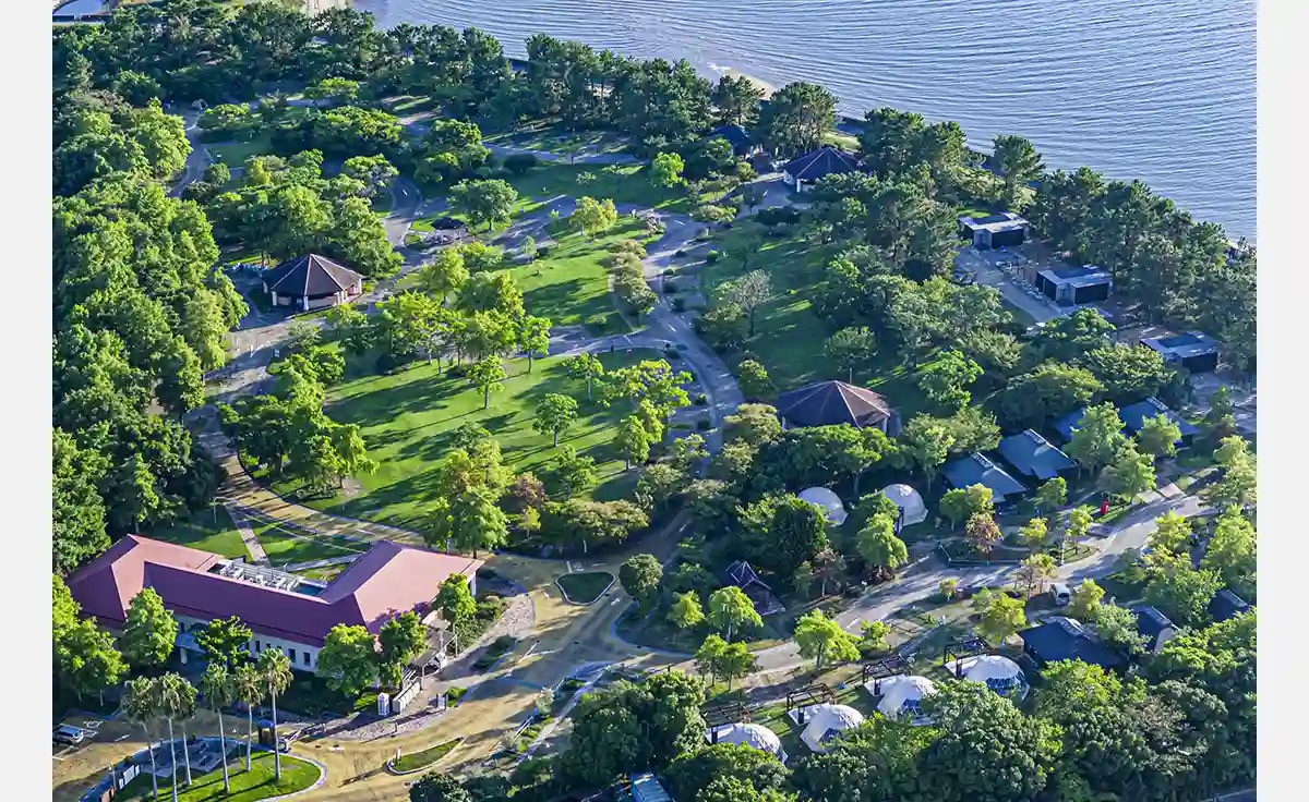 兵庫・赤穂海浜公園オートキャンプ場内に「赤穂シーサイドパークグランピング」誕生。開業記念キャンペーンも実施中！