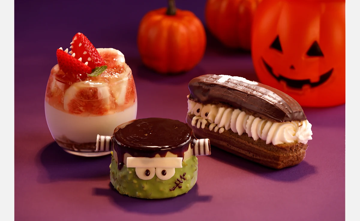「見て楽しい、食べておいしい」ハロウィーンパーティーを盛り上げる限定スイーツ＆パンが「シェラトン都ホテル大阪」で販売開始