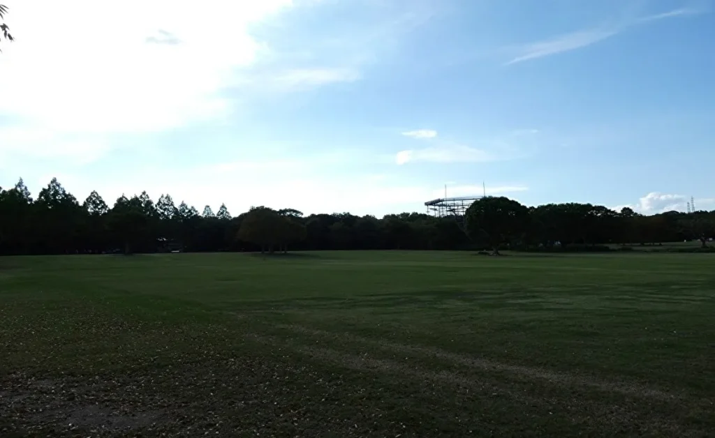 万博記念公園 もみじ川広場