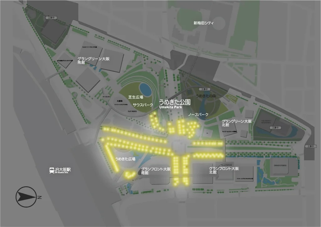 うめきた イルミネーション