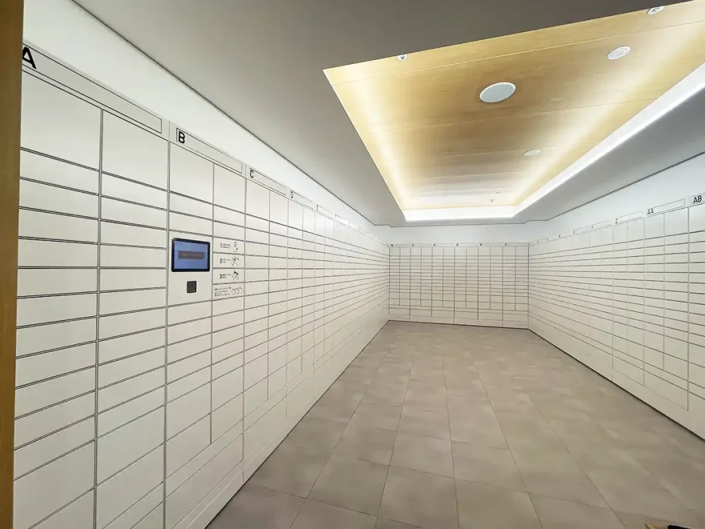 ユニクロウメダの店舗取り置きボックス