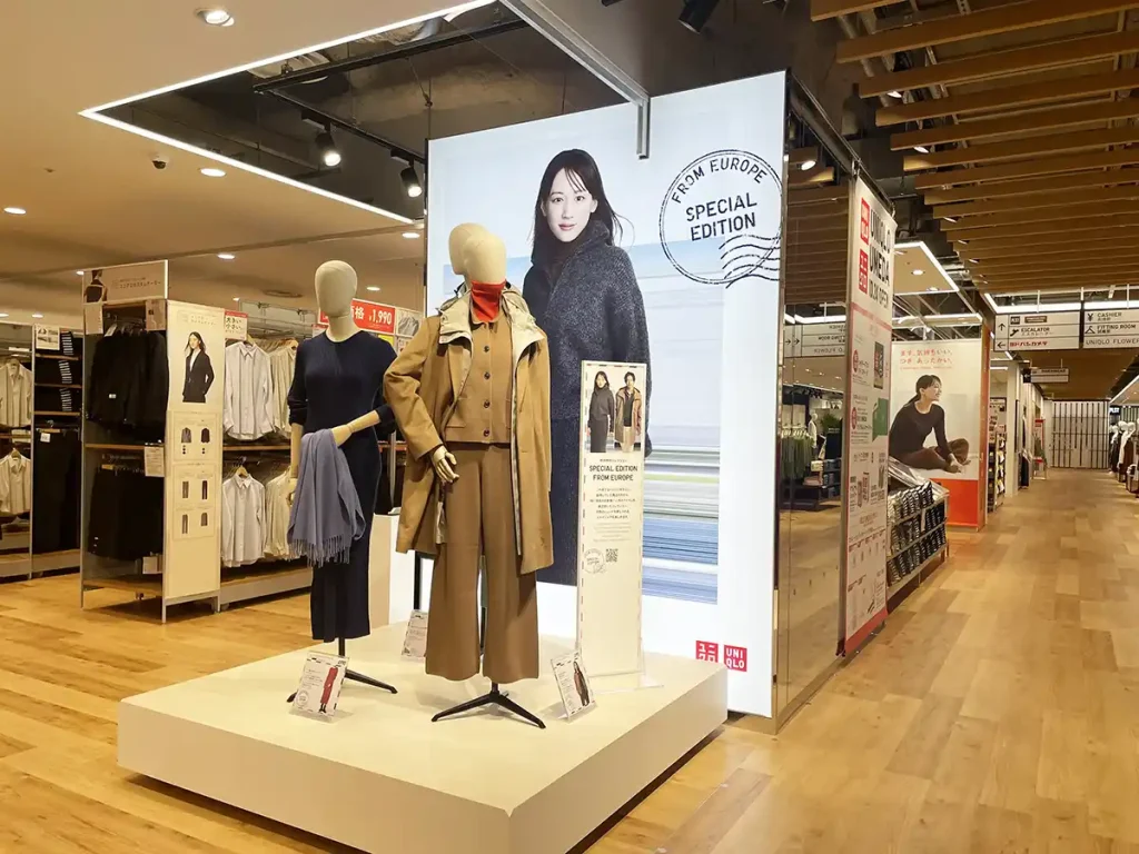 ユニクロウメダの欧州特別商品