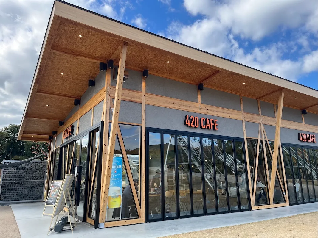 ダムパークいばきたにある「CAFE402」の期間限定のさつまいもメニューを堪能