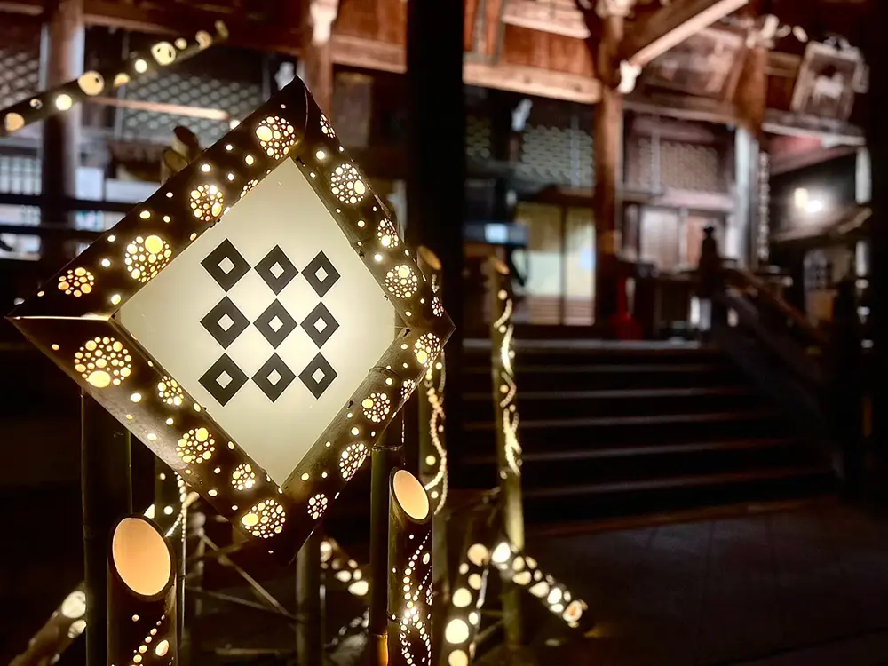 善峯寺「京都西山竹あかり〜幻想夜2025〜」