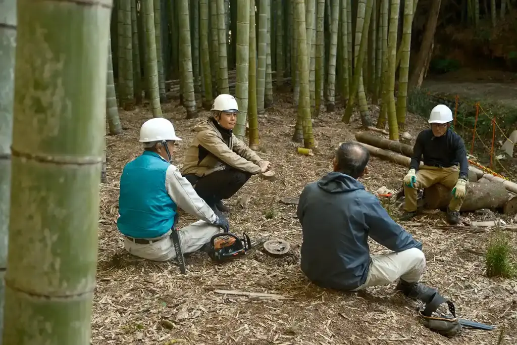 京都発・竹・流域環境ネット 休憩タイム