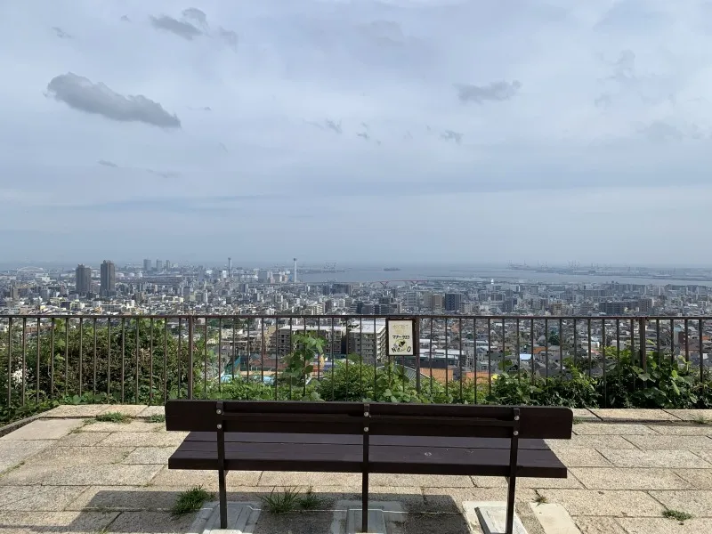 灘丸山公園　海側の景色