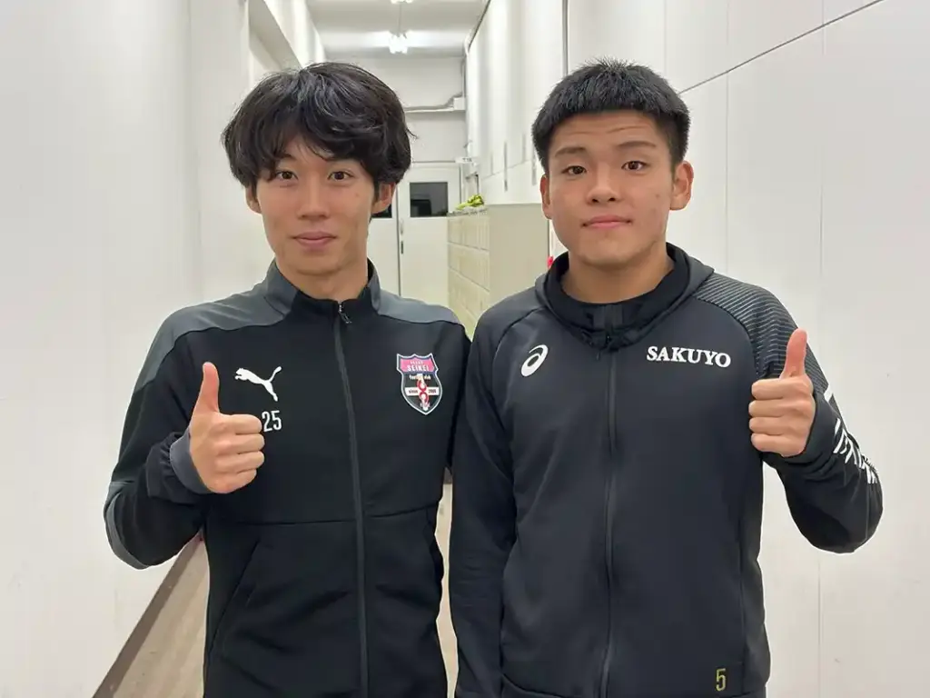 大阪成蹊大学フットサル部　横田さんと川原さん