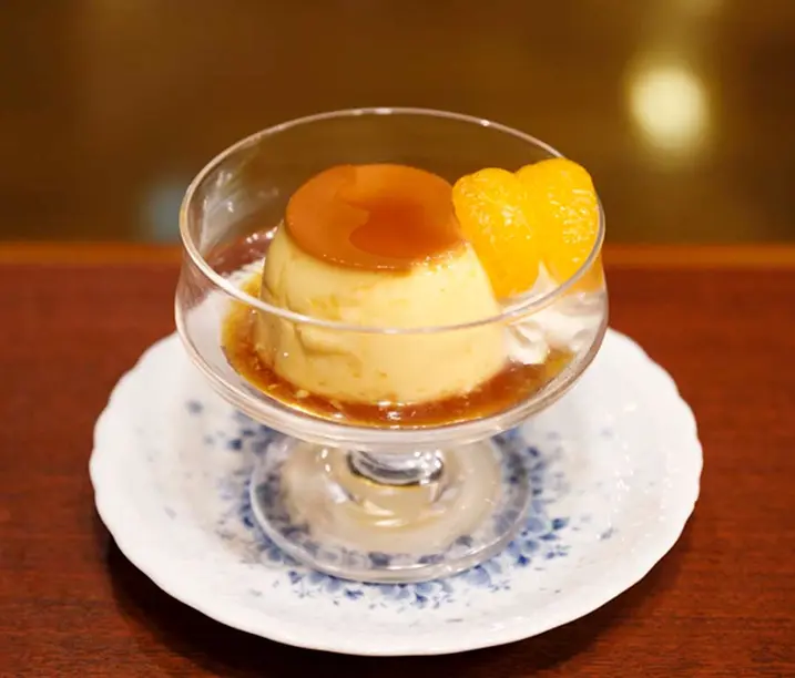 喫茶サンシャイン　自家製蒸しプリン