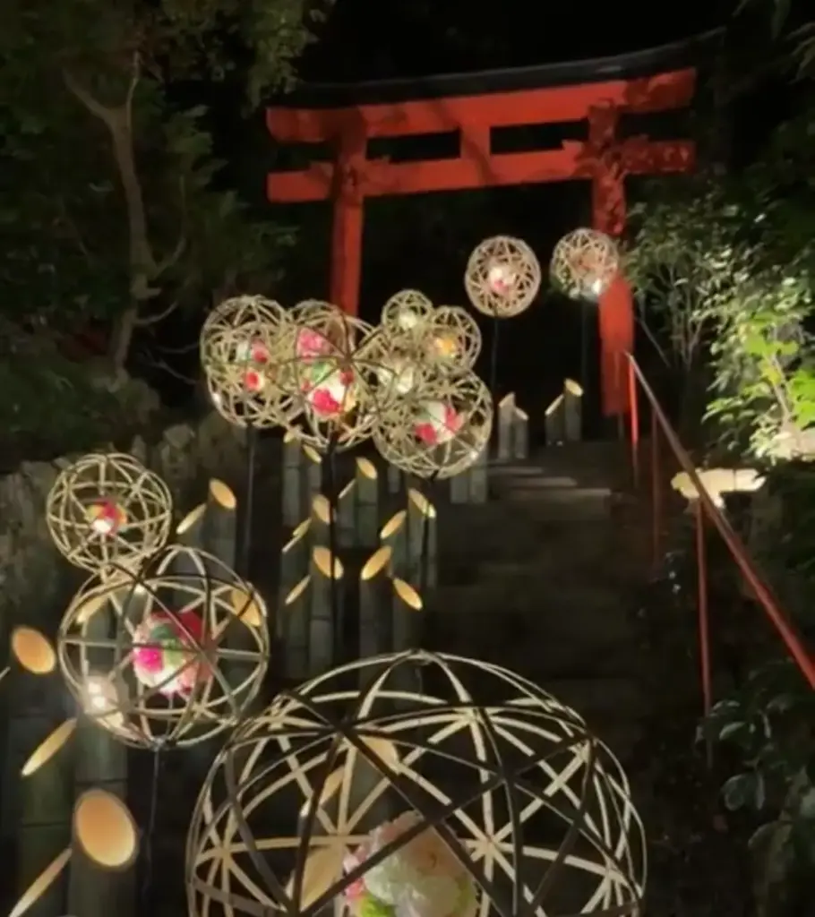 柳谷観音寺 竹あかり