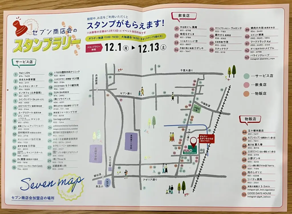 セブン商店会大感謝祭チラシ2