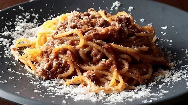 APO食堂 ミートパスタ