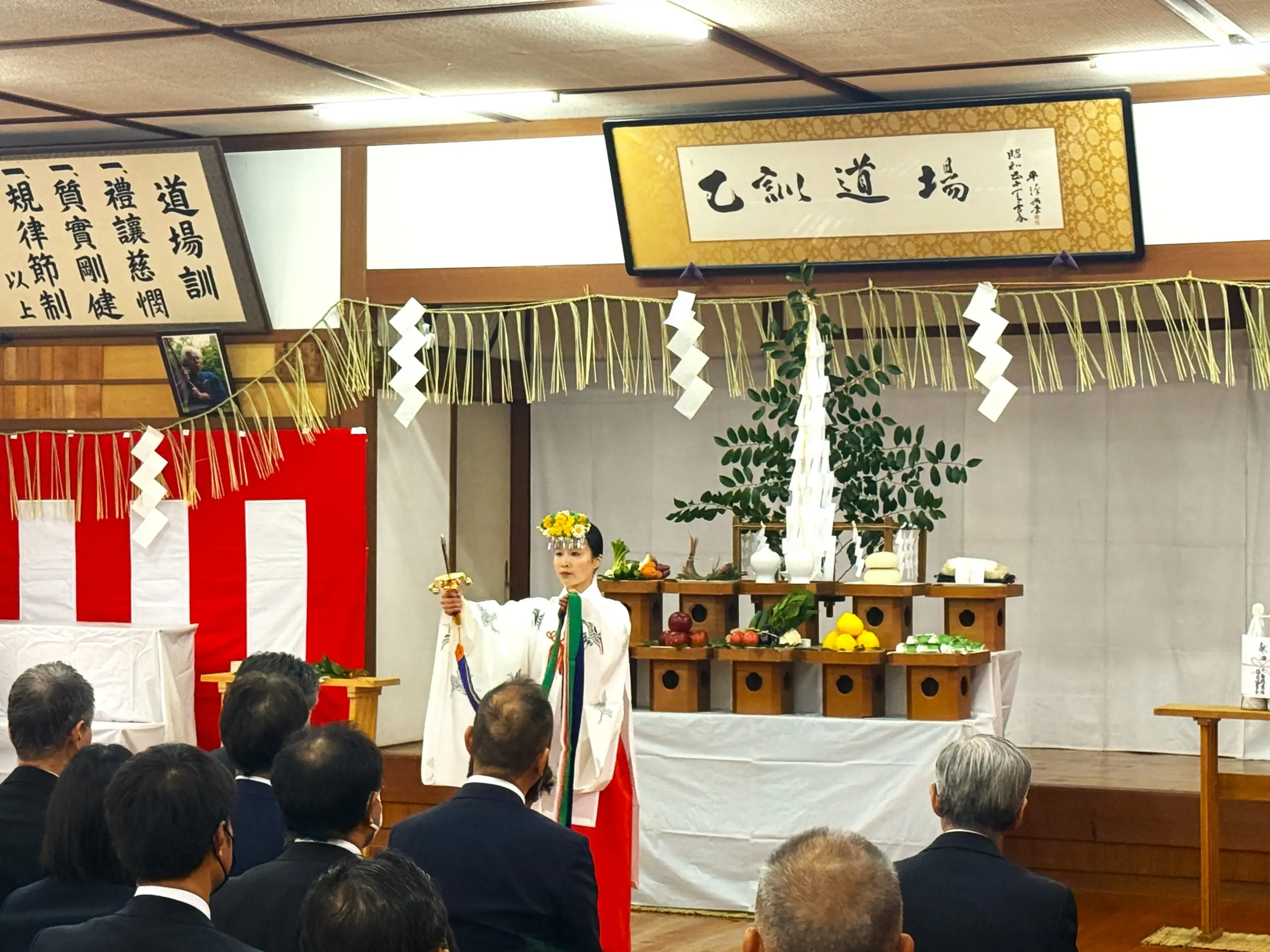 古の都に祈りを込めて　向日神社(乙訓剣道場)で「大極殿祭」