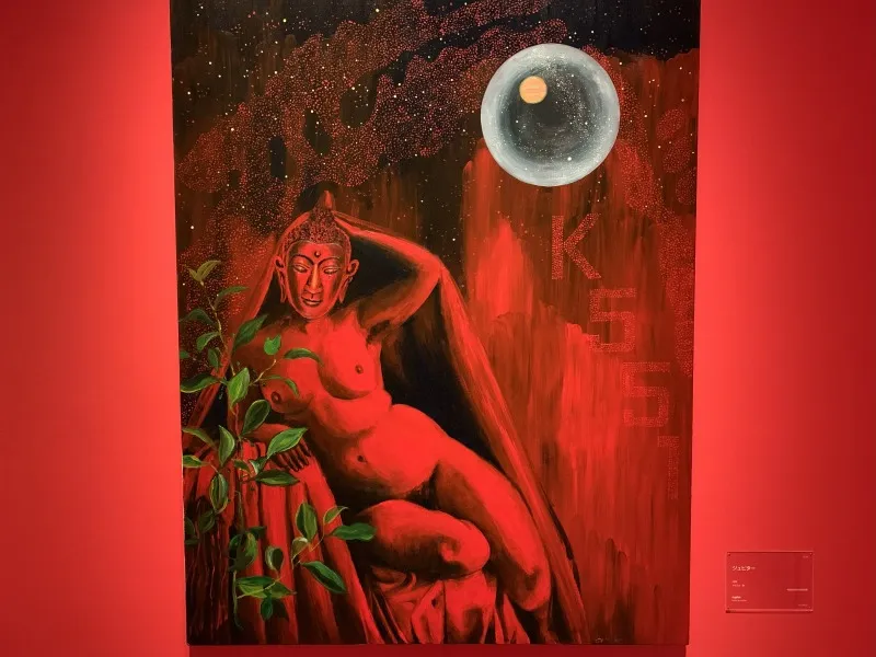 横尾忠則現代美術館 赤中心作品